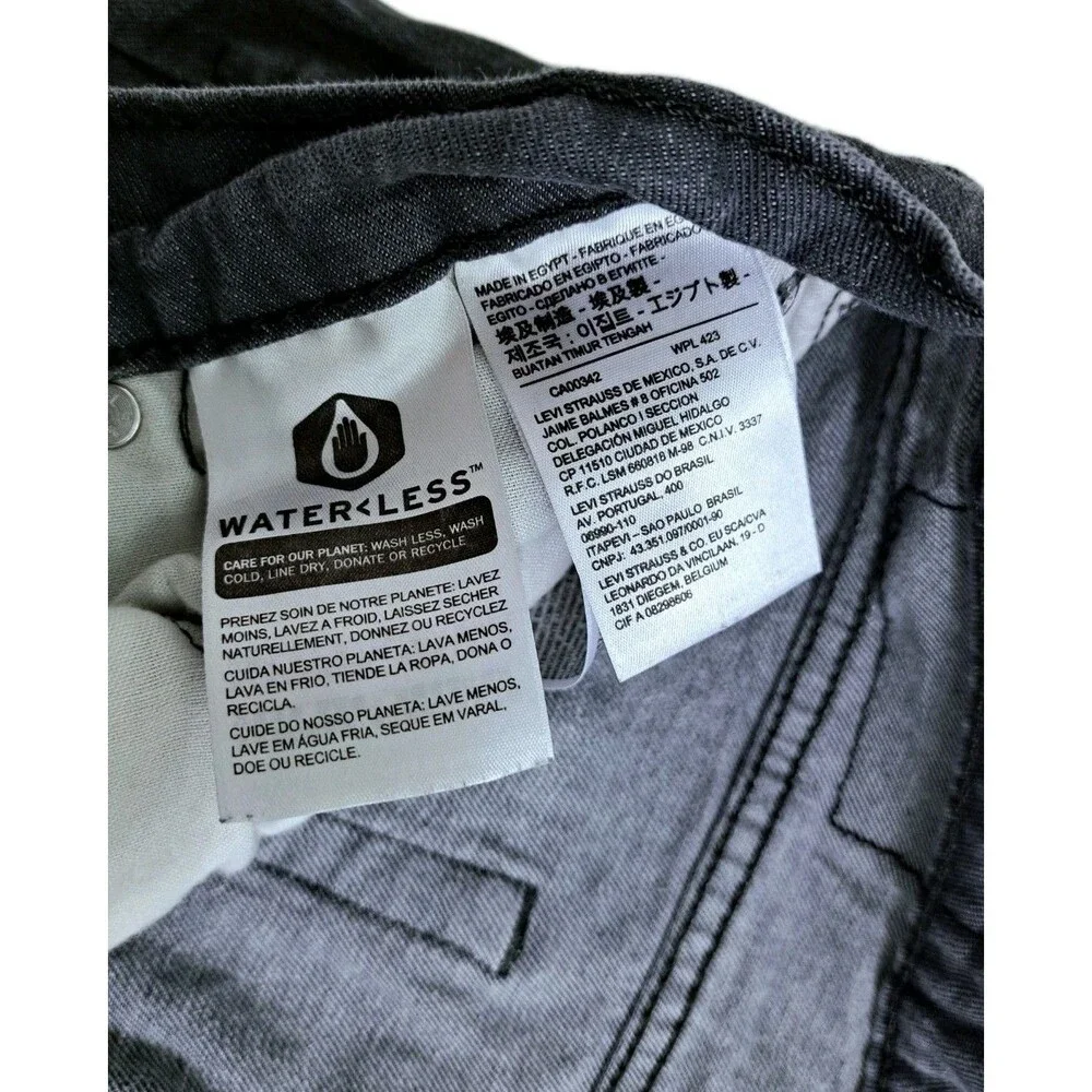 Levi’s 514 Men's 32x32 Straight Fit Jeans Denim Pants Gray
